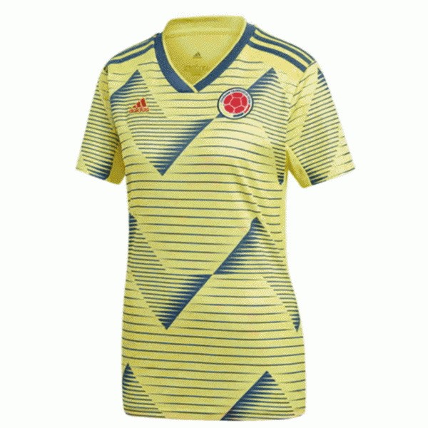 Maillot Football Columbia Domicile Femme 2019 Jaune